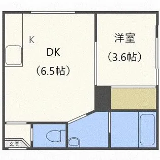 エルソル発寒【2階】の間取り