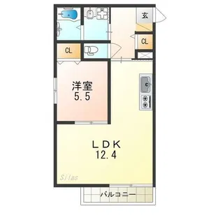 アスタナ泉大津【3階】の間取り