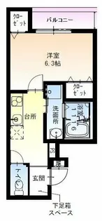 フジパレス杉本町駅北【1階】の間取り