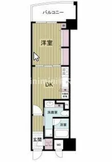 ノステルコート夕陽丘【6階】の間取り