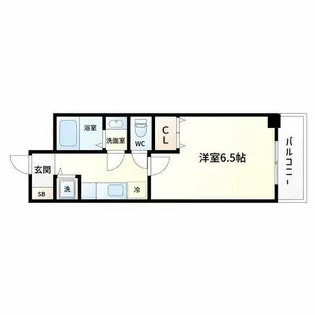 エストレージャ文の里【7階】の間取り