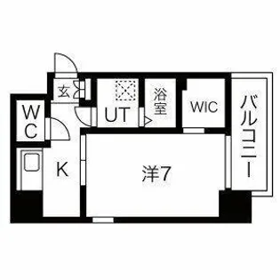 Trusty Residence天王寺東【6階】の間取り