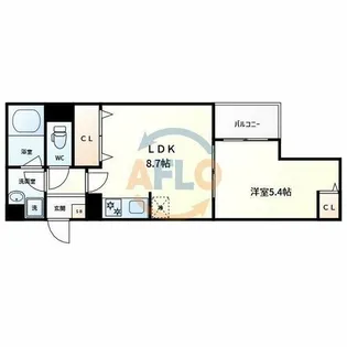 コスモクレスト清水丘【3階】の間取り
