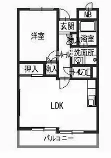 リバーサイドエクセル【3階】の間取り