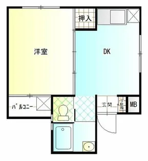 セントラルステイツ【401号室】の間取り