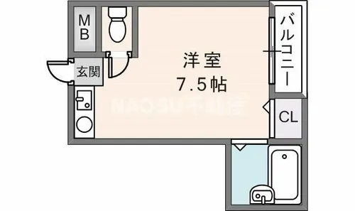 クリエイトパートⅠ【2-B号室】の間取り