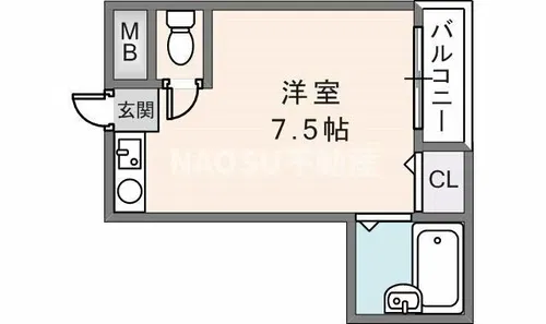 クリエイトパートⅠ【2-B号室】の間取り