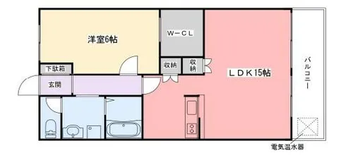 インタービレッジ坂田町【2階】の間取り