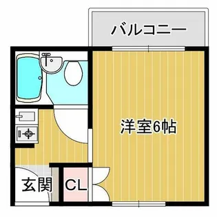 ビスタ千里丘III【1階】の間取り