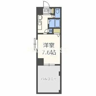 北堀江GGR【4階】の間取り