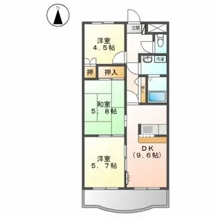 コンフォート雅【2階】の間取り