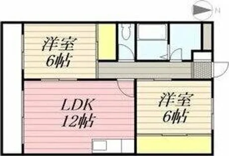 グランドール華【4階】の間取り