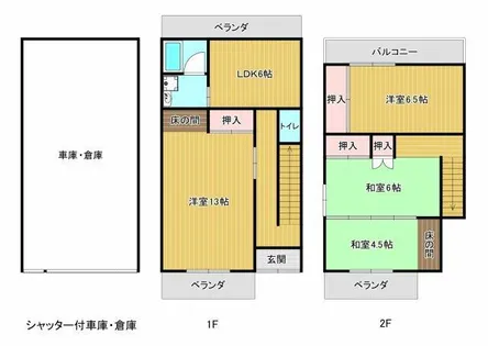 大阪府寝屋川市国松町【一戸建】の間取り