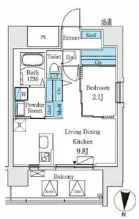エル・セレーノ新大阪北【7階】の間取り