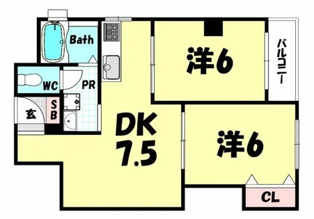 第一永光マンション【3階】の間取り
