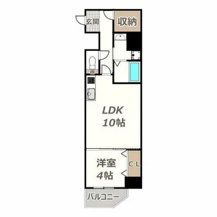 グランパシフィック帝塚山innovation【6階】の間取り