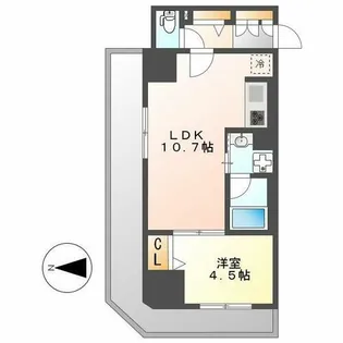 セイワパレス丸の内駅前【6階】の間取り