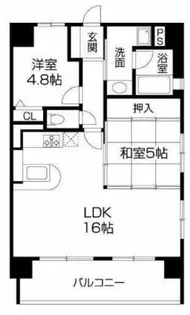 大阪府大阪市北区天満橋1丁目【マンション】の間取り