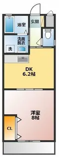 メゾンK【103号室】の間取り