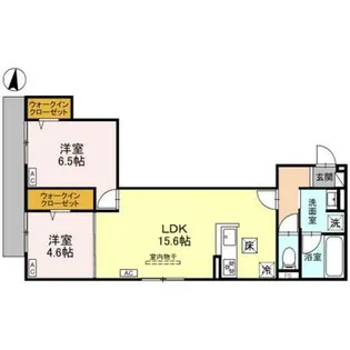 ハイダウェイ両替町【2階】の間取り