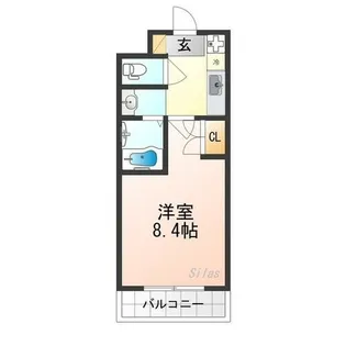 エクセレンス・龍安寺【3階】の間取り