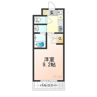 エクセレンス・天神通【1階】の間取り