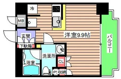 セイワパレス京橋コルティーレ【2階】の間取り