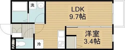 REVITA野崎【3階】の間取り
