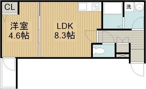 REVITA野崎【3階】の間取り
