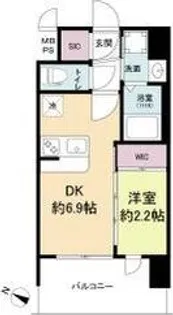 セレニテ十三ミラク【12階】の間取り