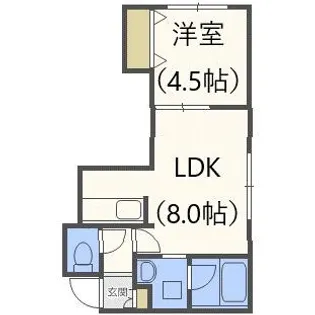 プレシャス壱番館【2階】の間取り