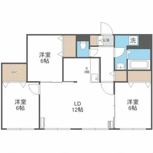 majesty residence MIYANOSAWA【1階】の間取り
