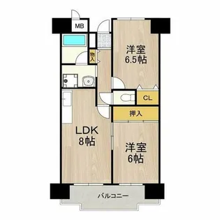 友井グレイス【5階】の間取り