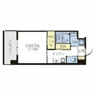 PHOENIX Clove Tomoi【4階】の間取り