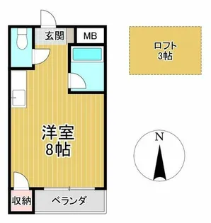 マリオ&トム小森野【203号室】の間取り