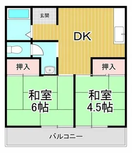 アクア羽犬塚【2階】の間取り