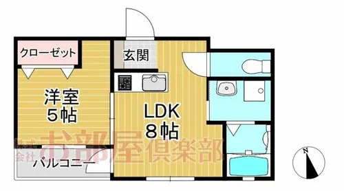 ティーレグノ羽犬塚【2階】の間取り