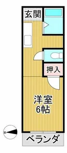 ヴィラ210【102号室】の間取り