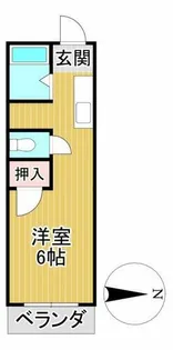 ヴィラ210【208号室】の間取り