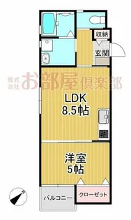 ティーレグノ羽犬塚【B103号室】の間取り