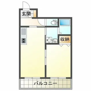 エヴァンスⅡ【3階】の間取り