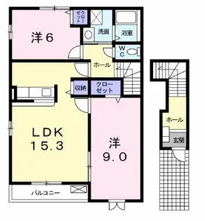 オブコニカ【2階】の間取り