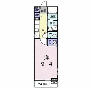 プルミエ【2階】の間取り