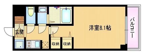 大阪府大阪市都島区東野田町2丁目【マンション】の間取り