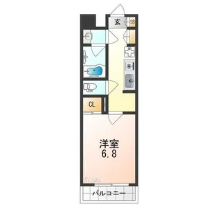 サザンクレスト堺東【2階】の間取り