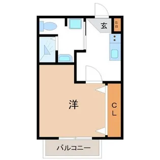 ジュネス徳次F【2階】の間取り