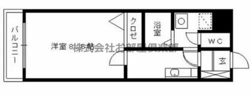 サンセットヒルズ【403号室】の間取り