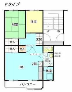 公社賃貸SMALIO 岸和田天神山【6-503号室】の間取り