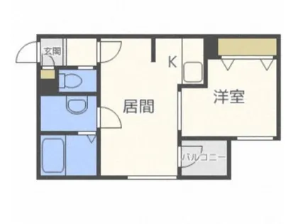プレジール医大前【2階】の間取り