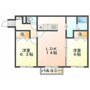 RionHACHIKEN【2階】の間取り